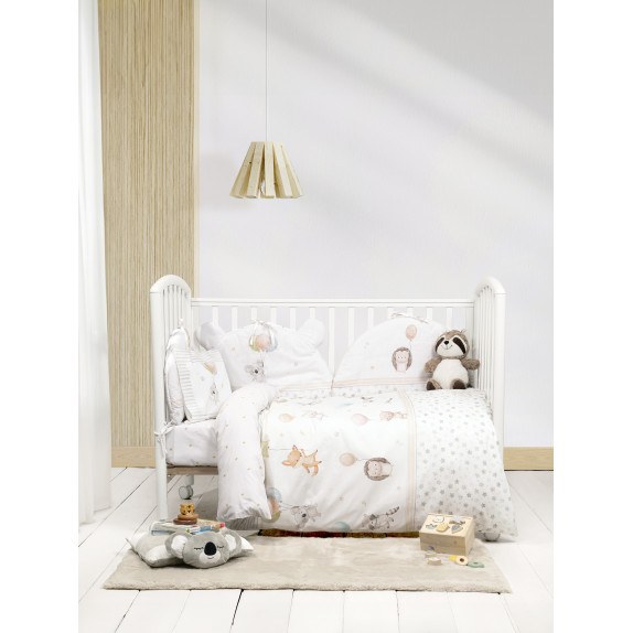 Σετ Σεντόνια Κούνιας 3 Τεμαχίων Nima Jouer 120x170