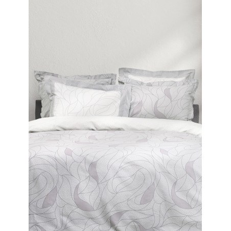 Σετ Σεντόνια Υπέρδιπλα με Λάστιχο 4 Τεμαχίων Nima Hoop 160x200+32