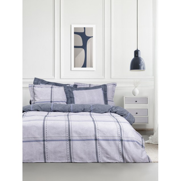 Σετ Σεντόνια Υπέρδιπλα με Λάστιχο 4 Τεμαχίων...