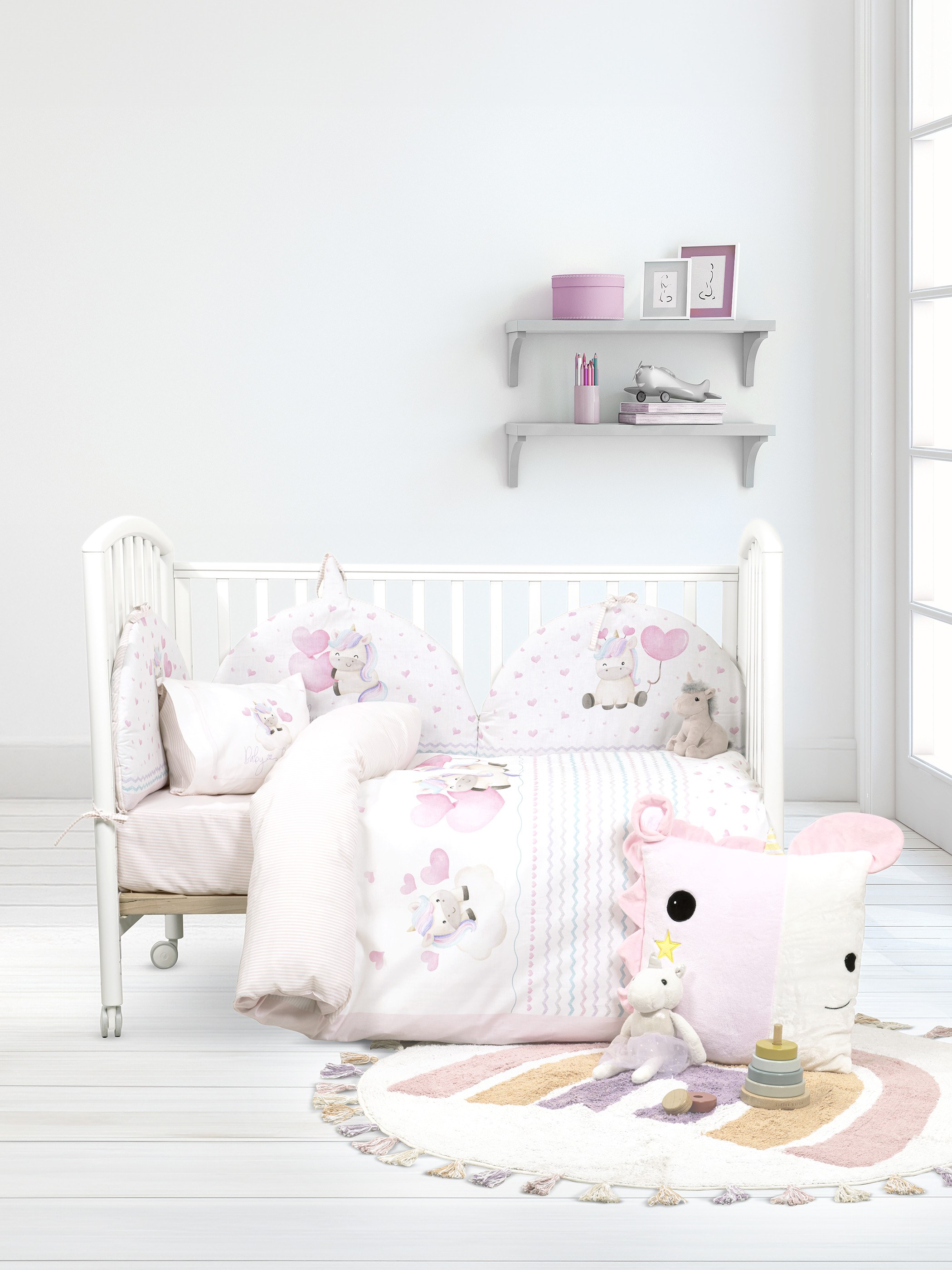 Κουβερλί Κούνιας Nima Luni Uni 100x140