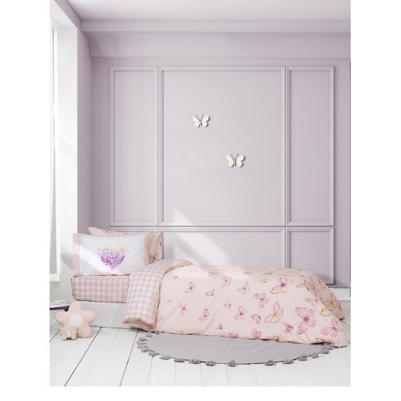 Σετ Παιδικά Σεντόνια Μονά 3 Τεμαχίων Nima Bettina 170x255