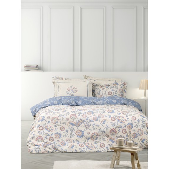 Σετ Σεντόνια Υπέρδιπλα με Λάστιχο 4 Τεμαχίων Nima Nivia...