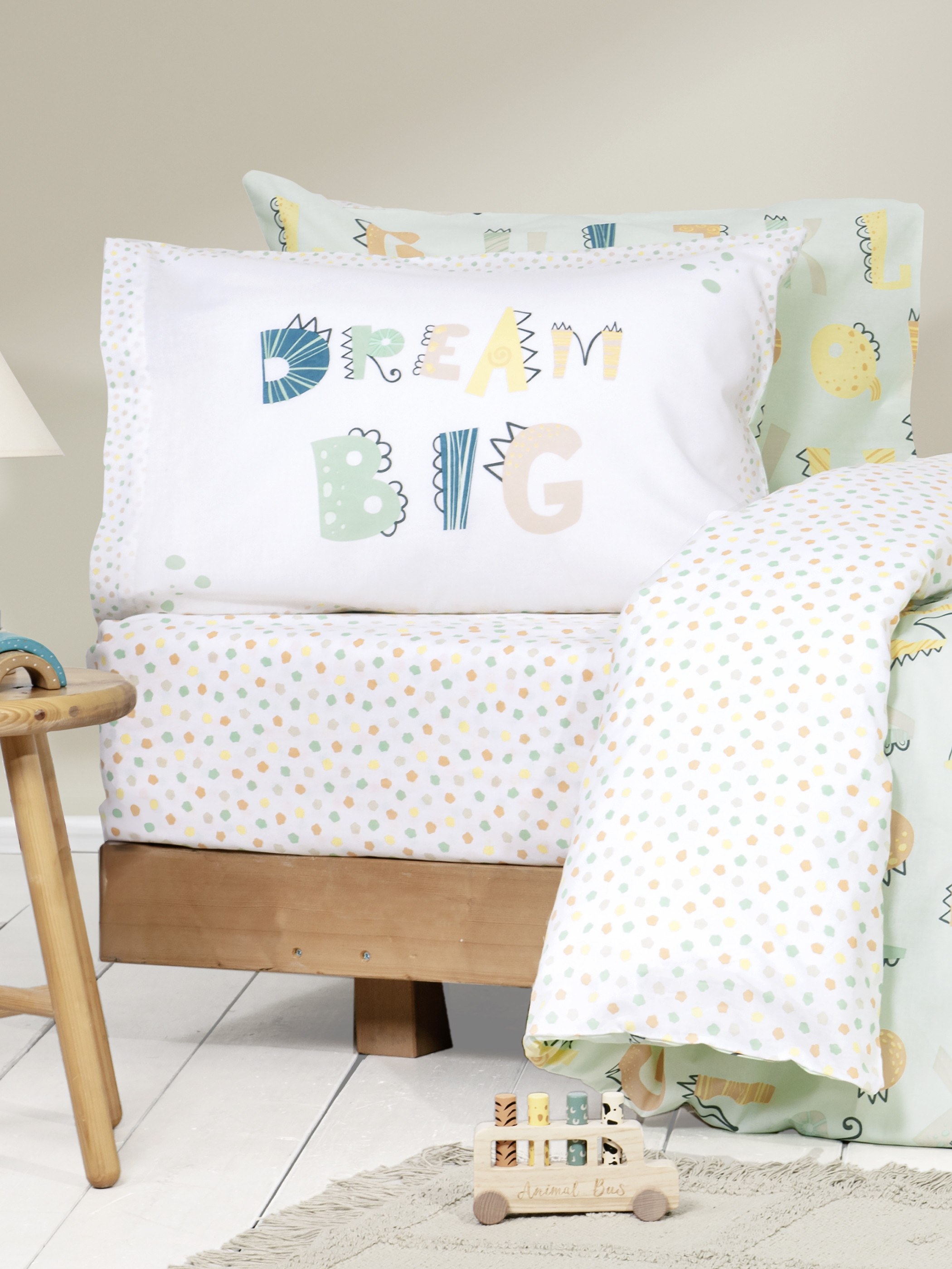 Σετ Παιδικές Μαξιλαροθήκες 2 Τεμαχίων Nima Dream Big 52x72