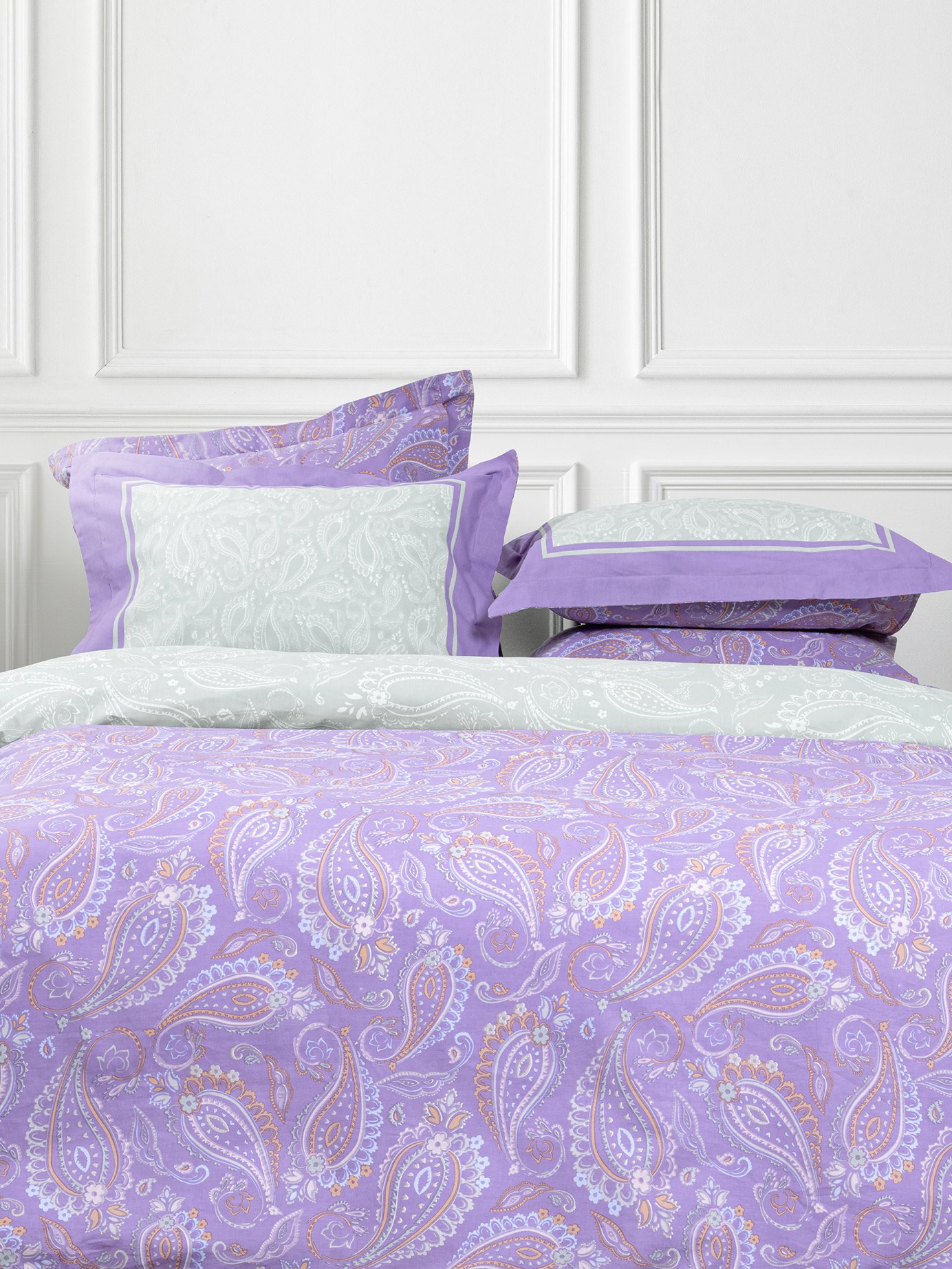 Σετ Παπλωματοθήκη Υπέρδιπλη 3 Τεμαχίων Nima Flow 220x24