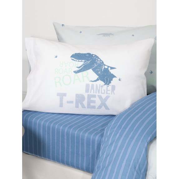 Σετ Παιδικές Μαξιλαροθήκες 2 Τεμαχίων Nima Roar 52x72