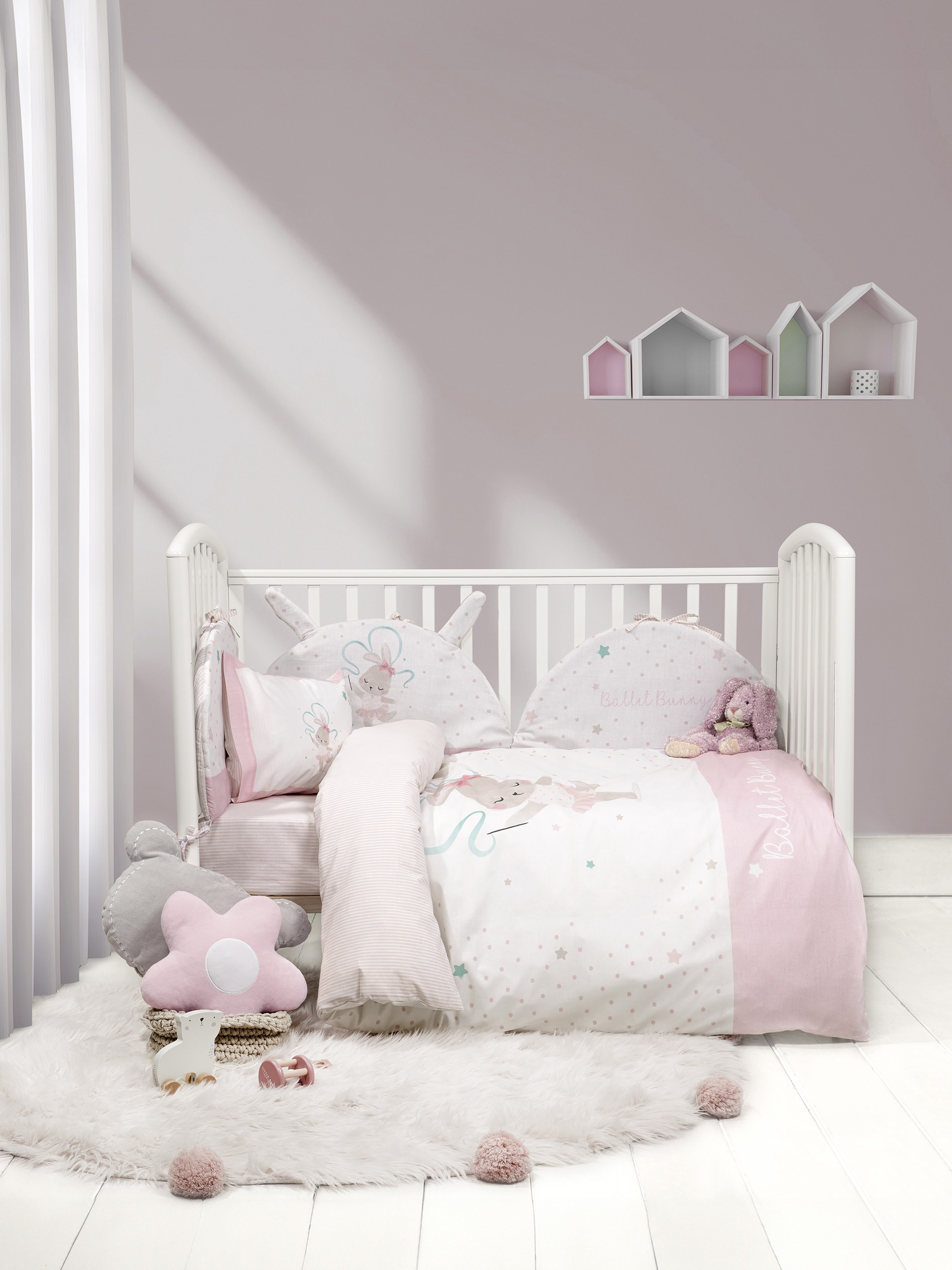 Κουβέρτα Κούνιας Nima Ballet Bunny 100x140