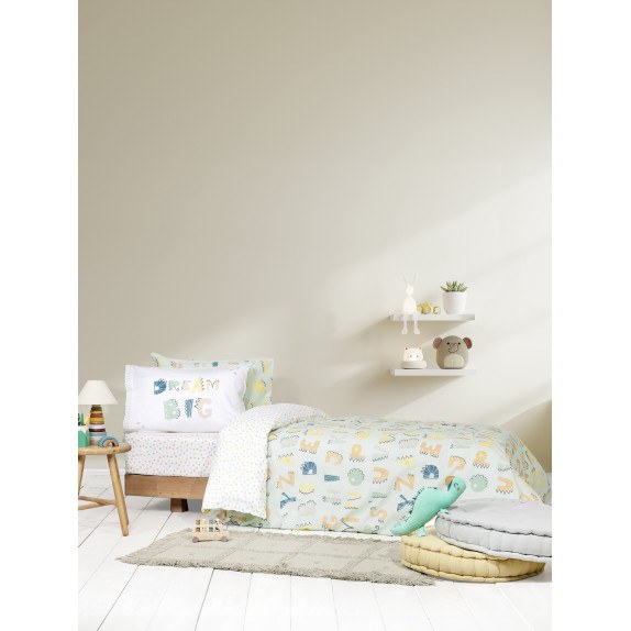 Σετ Παιδικά Σεντόνια Μονά 3 Τεμαχίων Nima Dream Big 170x255