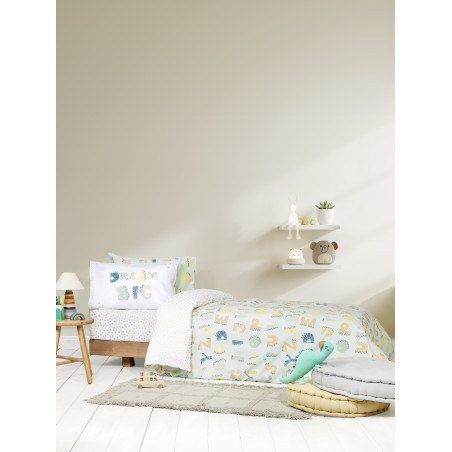 Σετ Παιδικά Σεντόνια Μονά 3 Τεμαχίων Nima Dream Big 170x255