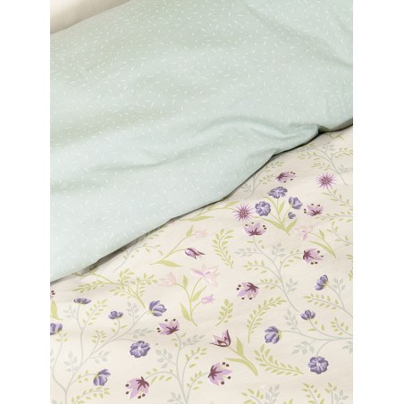 Σετ Σεντόνια Ημίδιπλα 3 Τεμαχίων Nima Dream Garden 185x260