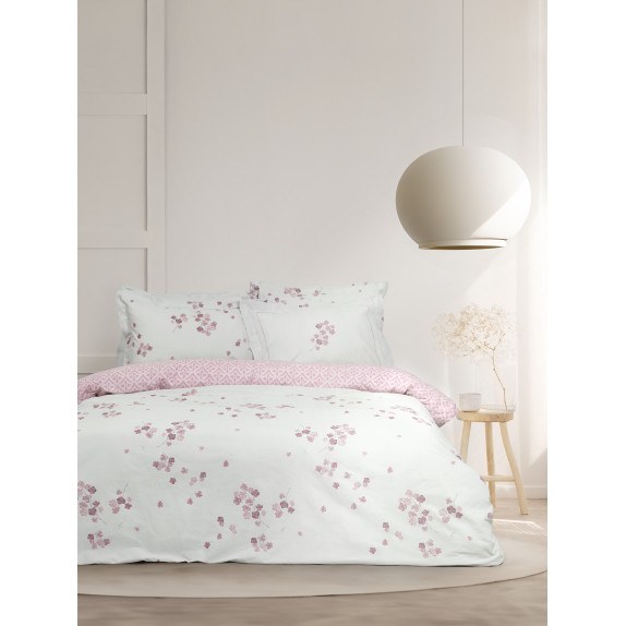 Σετ Σεντόνια Υπέρδιπλα 4 Τεμαχίων Nima Roselle 240x260