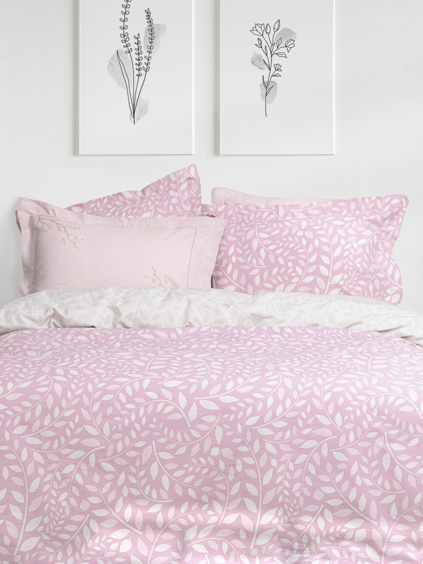 Σετ Μαξιλαροθήκες 2 Τεμαχίων Nima Frozen 52x72+5