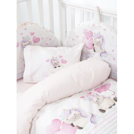 Σετ Σεντόνια Κούνιας 3 Τεμαχίων Nima Luni Uni 120x170