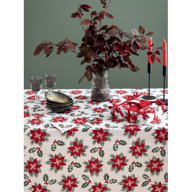 Runner Χριστουγεννιάτικο Palamaiki CC101 Λευκό...