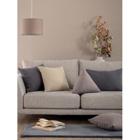 Μαξιλαροθήκη Διακόσμησης Palamaiki AS103 Grey 45x45