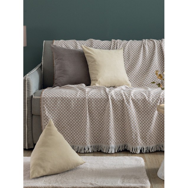 Μαξιλαροθήκη Διακόσμησης Palamaiki AS103 Moka...