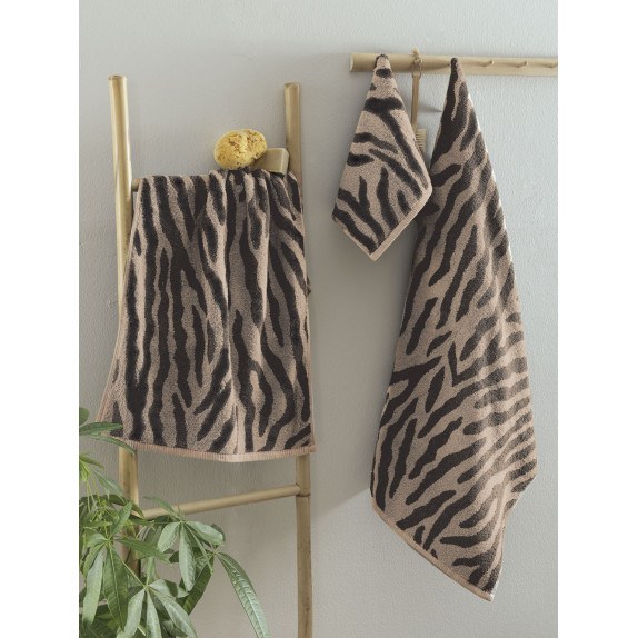 Σετ Πετσέτες 3 Τεμαχίων Palamaiki Zeb Beige...