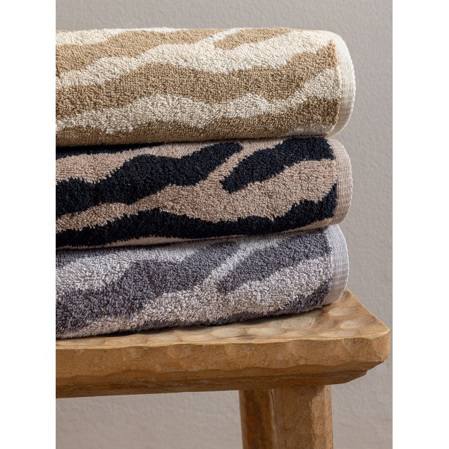 Σετ Πετσέτες 3 Τεμαχίων Palamaiki Zeb Beige...