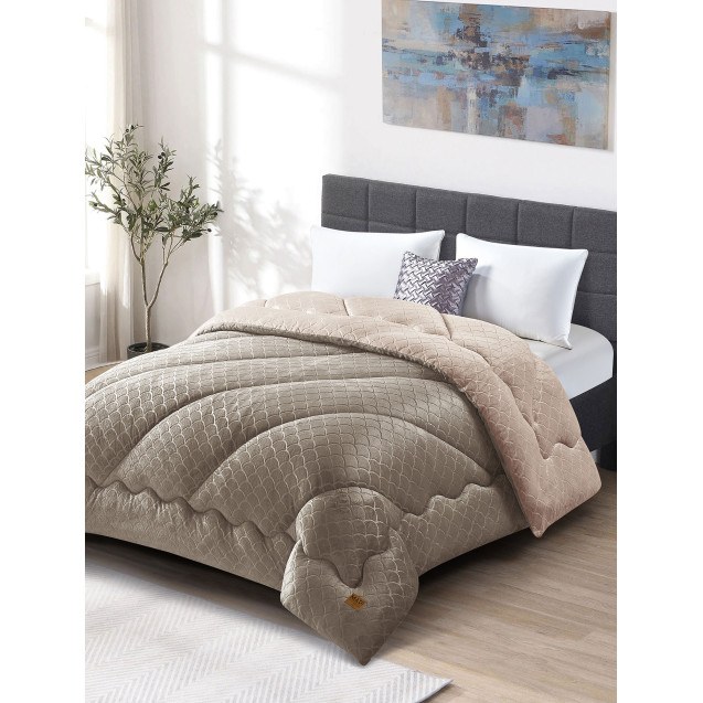 Κουβερτοπάπλωμα Μονό Madi Lunora Κρεμ 160x220