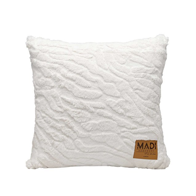 Μαξιλαροθήκη Διακόσμησης Madi Serani Λευκό 45x45