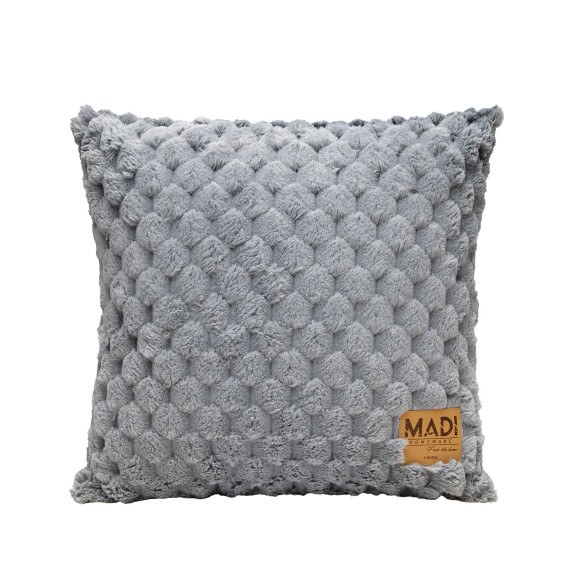 Μαξιλαροθήκη Διακόσμησης Madi Maisony Γκρι 45x45