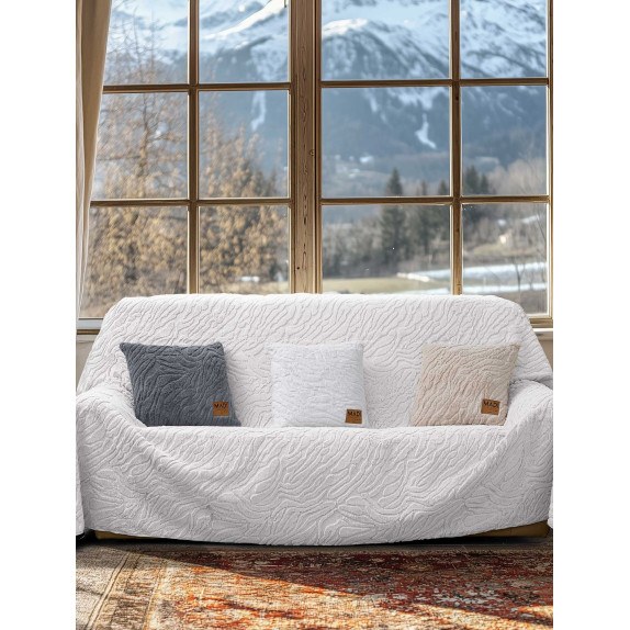 Ριχτάρι Πολυθρόνας Madi Serani Λευκό 180x180