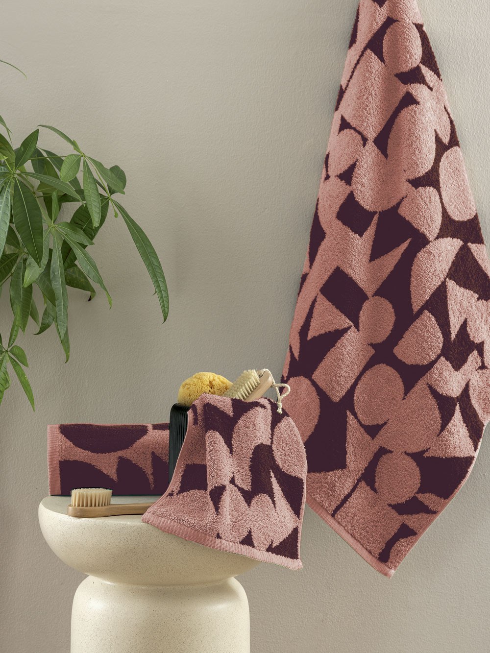 Πετσέτα Προσώπου Palamaiki Tuv Rose 50x90