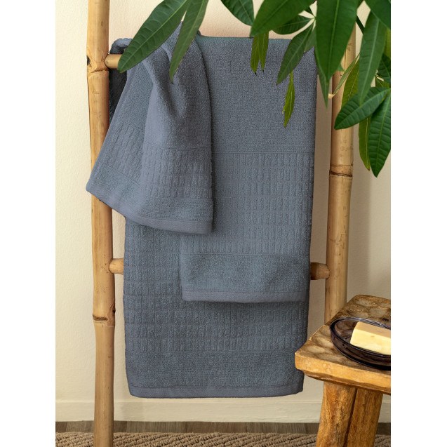 Πετσέτα Σώματος Palamaiki Roll Grey 80x160