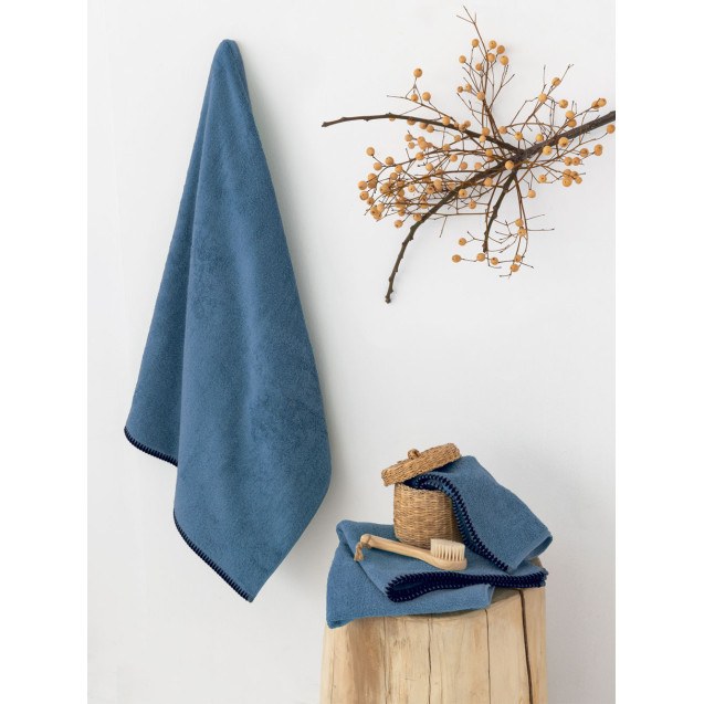 Πετσέτα Σώματος Palamaiki Brooklyn Blue 70x140