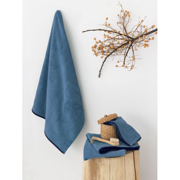 Πετσέτα Σώματος Palamaiki Brooklyn Blue 80x160