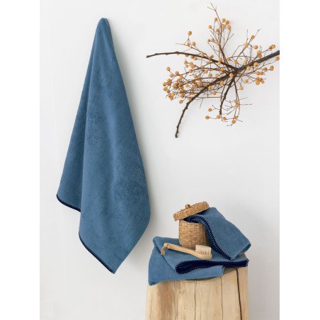 Πετσέτα Σώματος Palamaiki Brooklyn Blue 80x160