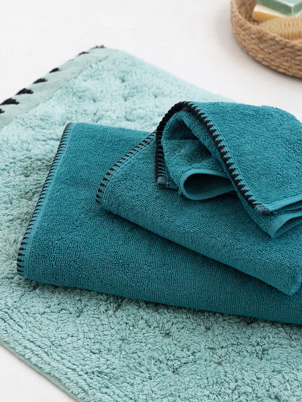 Πετσέτα Σώματος Palamaiki Brooklyn Petrol 80x160