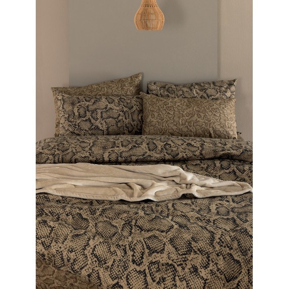 Σετ Σεντόνια Φανελένια Υπέρδιπλα με Λάστιχο 3 Τεμαχίων...