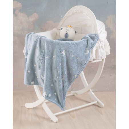 Κουβέρτα Fleece Φωσφοριζέ Αγκαλιάς Rythmos Oddity 80x110