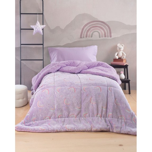 Παιδικό Κουβερτοπάπλωμα Μονό Rythmos Nelie 160x220