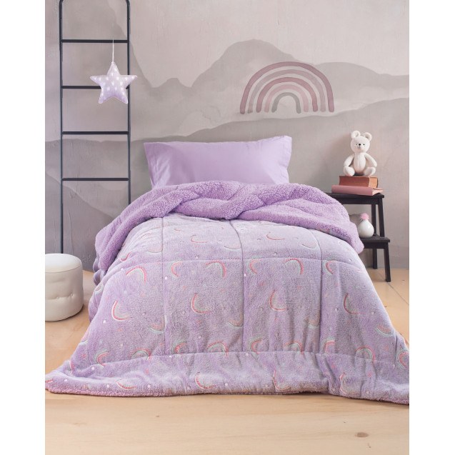 Παιδικό Κουβερτοπάπλωμα Μονό Rythmos Nelie 160x220