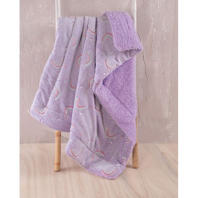 Παιδικό Κουβερτοπάπλωμα Μονό Rythmos Nelie 160x220