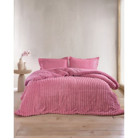 Κουβερτοπάπλωμα Μονό Rythmos Butter Ροζ 160x220