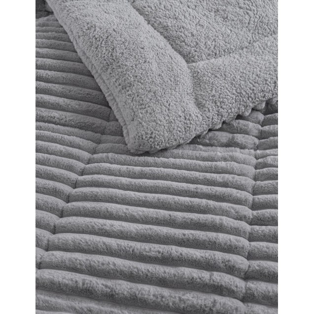 Κουβερτοπάπλωμα Υπέρδιπλο Rythmos Butter Γκρι...