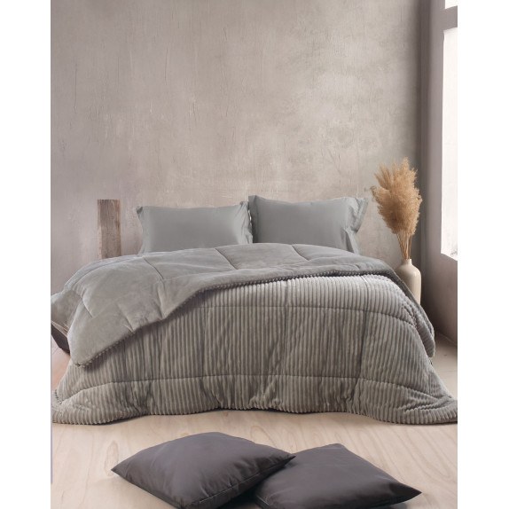 Κουβερτοπάπλωμα Υπέρδιπλο Rythmos Etoile Μπεζ 220x240