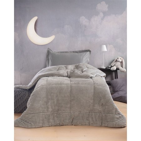 Κουβερτοπάπλωμα Υπέρδιπλο Rythmos Etoile Μπεζ 220x240