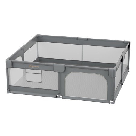 Πάρκο για μωρά ορθογώνιο Bebe Stars 180x200cm Playzen Grey 880-200