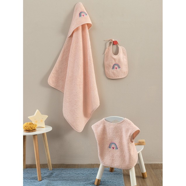 Σετ Λουτρου Βρεφικο Palamaiki BJ567 Ροζ...