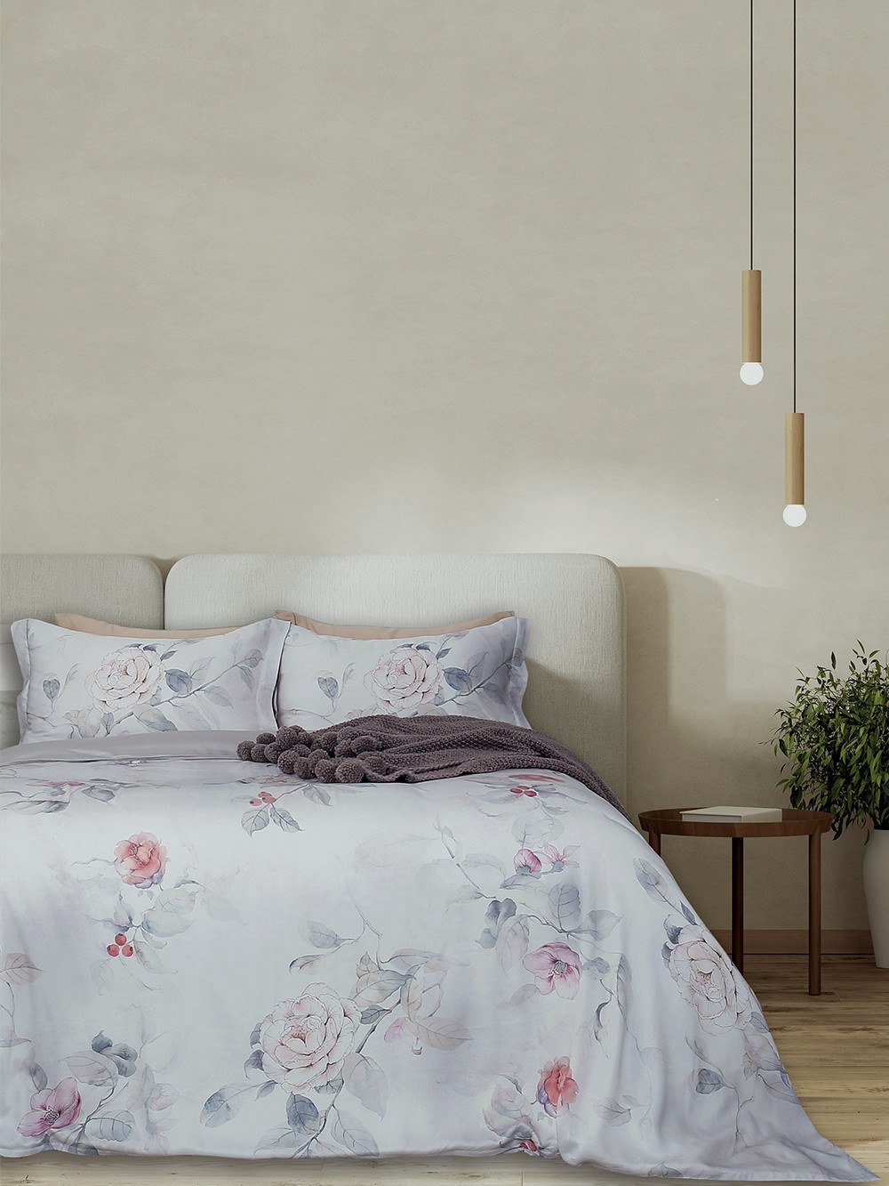 Σετ Σεντόνια Υπέρδιπλα 4 Τεμαχίων Palamaiki VAL105 Λευκ