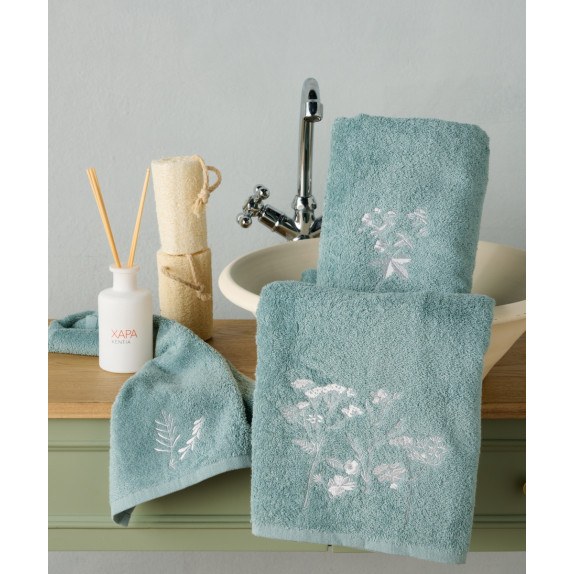 Σετ Πετσέτες 3 Τεμαχίων Kentia Adison 70x140,50x90,30x50