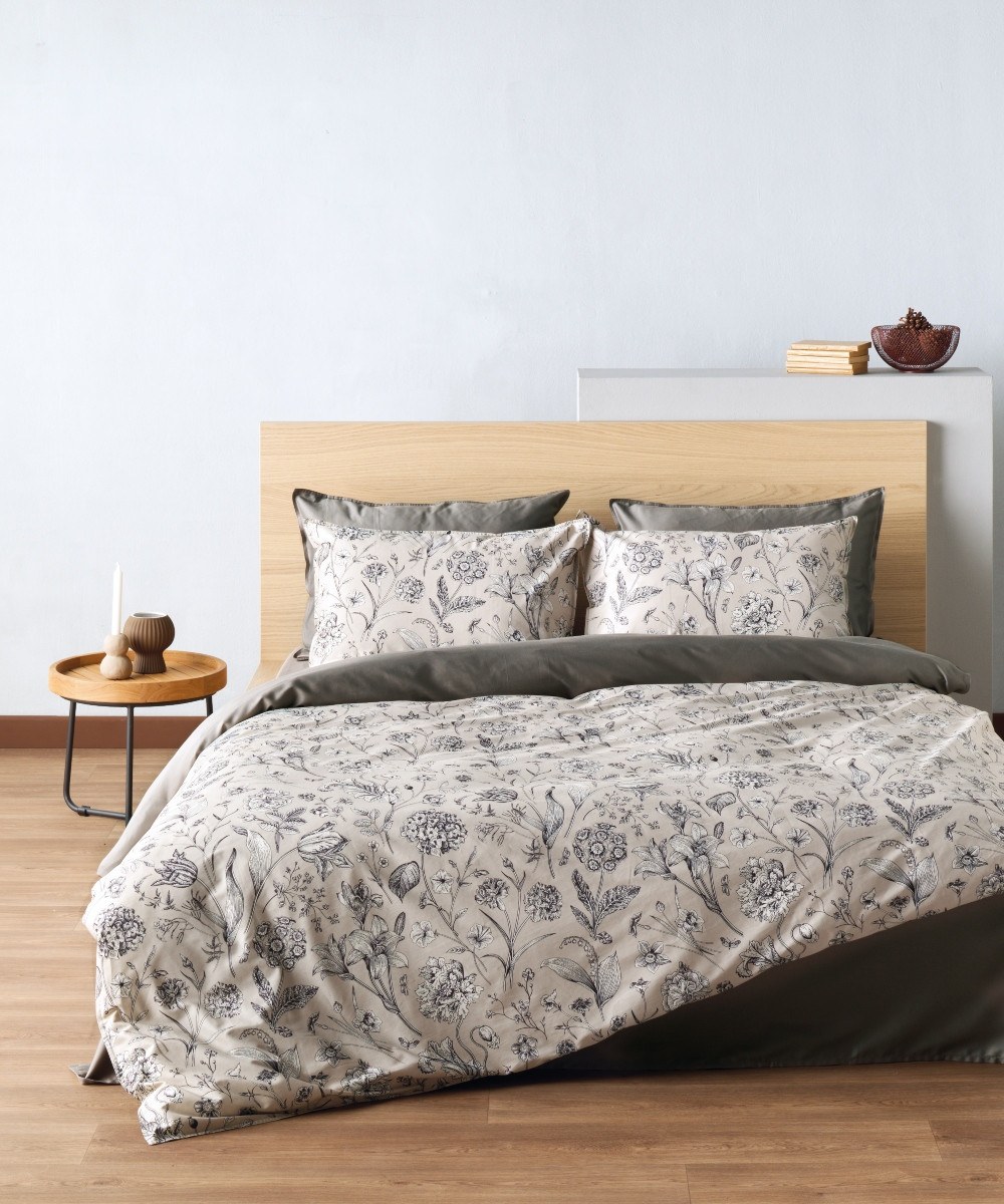 Σετ Παπλωματοθήκη Υπέρδιπλη 3 Τεμαχίων Kentia Alida 15 