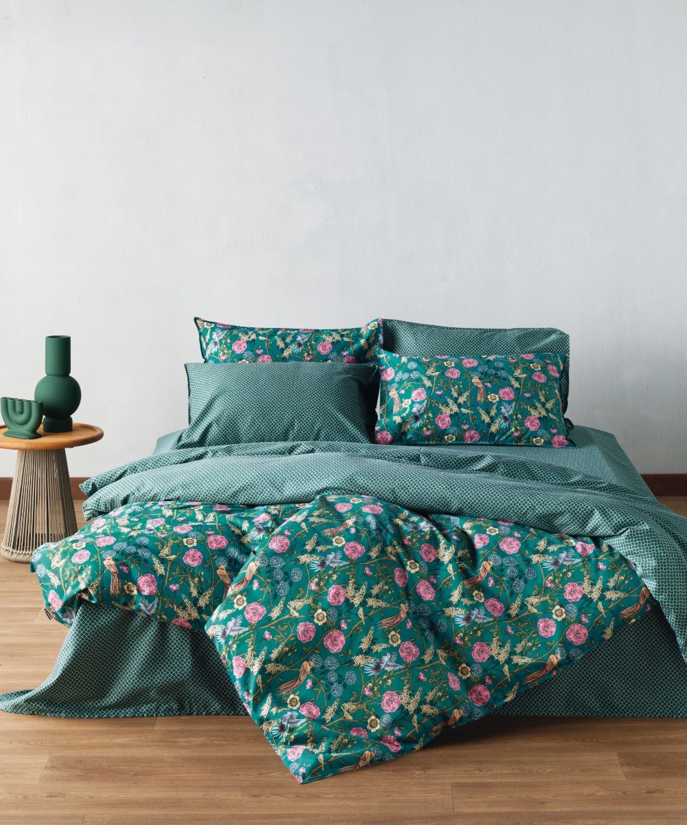 Σετ Παπλωματοθήκη Υπέρδιπλη 3 Τεμαχίων Kentia Aperry 22