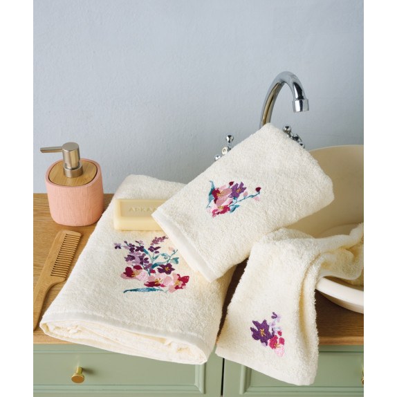 Σετ Πετσέτες 3 Τεμαχίων Kentia Arden 70x140,50x90,30x50