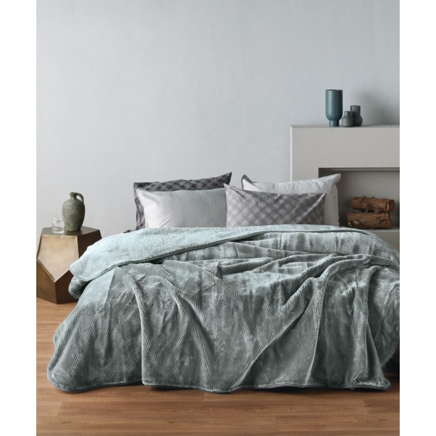 Κουβέρτα Βελουτέ Ημίδιπλη Kentia Bella 22 180x220