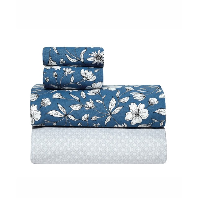 Σετ Σεντόνια Υπέρδιπλα 4 Τεμαχίων Kentia Blans...