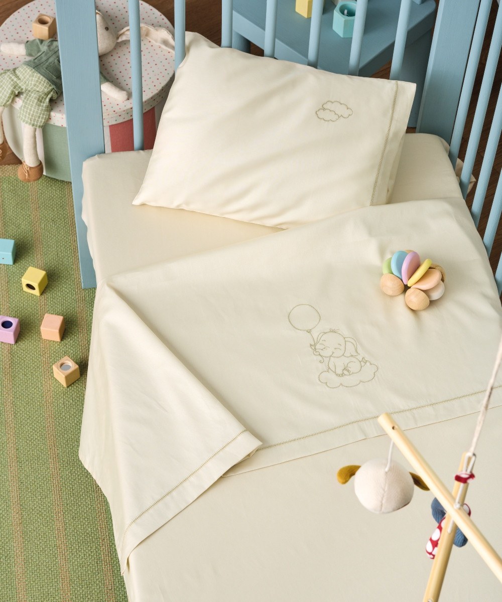 Σετ Σεντόνια Κούνιας 3 Τεμαχίων Kentia Cocoon 12 120x170